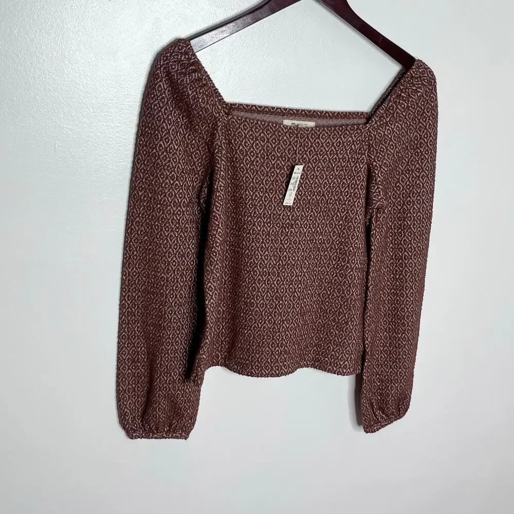 Madewell jacquard puff